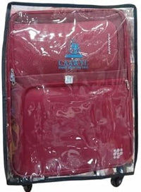 Strolly Cover Transparent Luggage Heavy Quality Cover, 24 Inch, PVC Waterproof Suitcase Protector, 40mm Thickness Premium Material Last Long