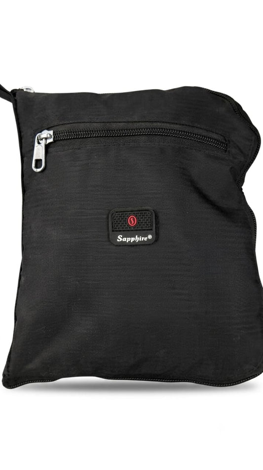 SAPPIRE FOLDABLE PACKET SIZE LUGGAGE BAG BLACK 22" 7KG SUITABLE FOR CABIN USE