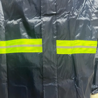 PVC Waterproof Rainwear Set | Rain Jacket + Pant + Attached Hood Cap | Reflective Rain Suit