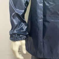 PVC Waterproof Rainwear Set | Rain Jacket + Pant + Attached Hood Cap | Reflective Rain Suit
