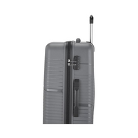 Safari Carter Hard-Sided Polypropylene Spinner Luggage Set of 2 (55cm & 67cm) – Grey, 5 Years Warranty