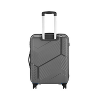Safari Carter Hard-Sided Polypropylene Spinner Luggage Set of 2 (55cm & 67cm) – Grey, 5 Years Warranty